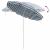 Parasol de Plajă albastru 263 x 263 x 272 cm Poliester și metal GartenMobel Dekor