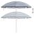 Parasol de Plajă albastru 263 x 263 x 272 cm Poliester și metal GartenMobel Dekor