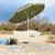 Parasol de Plajă Verde 263 x 263 x 272 cm Poliester și metal GartenMobel Dekor