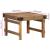 Masă de cafea Maro 60 x 55 x 40 cm Lemn masiv reciclat GartenMobel Dekor