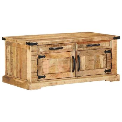 Masă de cafea Maro 90 x 50 x 40 cm Lemn masiv de mango GartenMobel Dekor