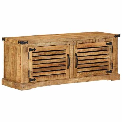 Dulap pentru pantofi Maro 110 x 38 x 45 cm Lemn masiv de mango GartenMobel Dekor