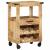 Troler de Bucătărie Maro 55 x 40 x 80 cm Lemn de mango solid GartenMobel Dekor