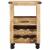 Troler de Bucătărie Maro 55 x 40 x 80 cm Lemn de mango solid GartenMobel Dekor