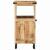Troler de Bucătărie Maro 55 x 40 x 80 cm Lemn de mango solid GartenMobel Dekor
