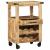 Troler de Bucătărie Maro 55 x 40 x 80 cm Lemn de mango solid GartenMobel Dekor
