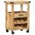 Troler de Bucătărie Maro 55 x 40 x 80 cm Lemn de mango solid GartenMobel Dekor