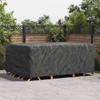 Husă pentru mobilier de exterior Negru 270 x 180 x 90 cm 210D GartenMobel Dekor