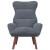 Fotoliu de relaxare Gri închis 69 x 74 x 93 cm Catifea GartenMobel Dekor