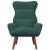 Fotoliu de relaxare Verde închis 69 x 74 x 93 cm Catifea GartenMobel Dekor
