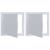 Panouri de acces 2 pcs Alb 20 x 20 x 2 cm Plastic ABS GartenMobel Dekor
