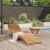 Șezlong Maro 184 x 55 x 59 cm Lemn solid de tec GartenMobel Dekor