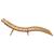 Șezlong Maro 184 x 55 x 59 cm Lemn solid de tec GartenMobel Dekor