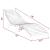 Șezlong Maro 184 x 55 x 59 cm Lemn solid de tec GartenMobel Dekor