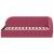 Cadru de pat colțar cu headboard bordo 80 x 200 cm Catifea GartenMobel Dekor