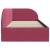 Cadru de pat colțar cu headboard bordo 80 x 200 cm Catifea GartenMobel Dekor