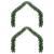 Ghirlandă de Crăciun 2 pcs Verde 20 m PVC GartenMobel Dekor