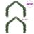 Ghirlandă de Crăciun cu 600 LED 2 pcs Verde PVC GartenMobel Dekor