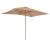 Umbrelă de soare, exterior, stâlp lemn, 200x300 cm, gri taupe GartenMobel Dekor