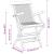 Set mobilier de exterior, 7 piese, lemn masiv de tec GartenMobel Dekor