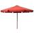 Umbrelă de soare de exterior, stâlp lemn, cărămiziu, 330 cm GartenMobel Dekor