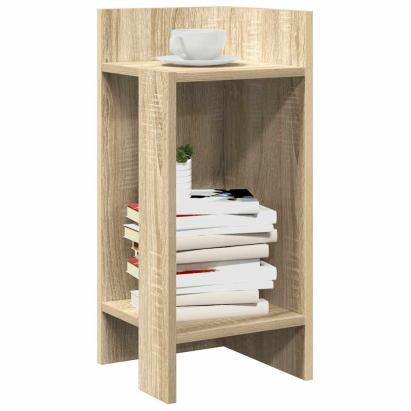 Masă laterală cu poliță Stejar Sonoma 25,5x27x60 cm GartenMobel Dekor