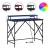 Birou cu raft Stejar negru 100 x 50 x 86.5 cm Lemn compozit GartenMobel Dekor