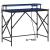 Birou cu raft Stejar negru 100 x 50 x 86.5 cm Lemn compozit GartenMobel Dekor