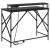 Birou cu raft Stejar negru 100 x 50 x 86.5 cm Lemn compozit GartenMobel Dekor