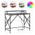 Birou cu raft Stejar afumat 100 x 50 x 86.5 cm Lemn compozit GartenMobel Dekor