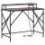 Birou cu raft Stejar afumat 100 x 50 x 86.5 cm Lemn compozit GartenMobel Dekor