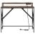Birou cu raft Stejar afumat 100 x 50 x 86.5 cm Lemn compozit GartenMobel Dekor