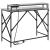 Birou cu raft sonoma gri 100 x 50 x 86.5 cm Lemn compozit GartenMobel Dekor
