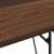 Birou cu raft Stejar brun 100 x 50 x 86.5 cm Lemn compozit GartenMobel Dekor