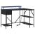 Birou cu sertar Stejar negru 120 x 79 x 86.5 cm Lemn compozit GartenMobel Dekor