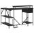 Birou cu sertar Stejar negru 120 x 79 x 86.5 cm Lemn compozit GartenMobel Dekor