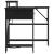 Birou cu sertar Stejar negru 120 x 79 x 86.5 cm Lemn compozit GartenMobel Dekor