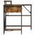 Birou cu sertar Stejar afumat 120 x 79 x 86.5 cm Lemn compozit GartenMobel Dekor