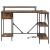Birou cu sertar Stejar afumat 120 x 79 x 86.5 cm Lemn compozit GartenMobel Dekor