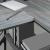 Birou cu sertar sonoma gri 120 x 79 x 86.5 cm Lemn compozit GartenMobel Dekor