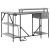 Birou cu sertar sonoma gri 120 x 79 x 86.5 cm Lemn compozit GartenMobel Dekor