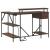 Birou cu sertar Stejar brun 120 x 79 x 86.5 cm Lemn compozit GartenMobel Dekor