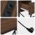 Birou cu sertar Stejar brun 120 x 79 x 86.5 cm Lemn compozit GartenMobel Dekor