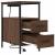 Noptieră 2 pcs Stejar brun 30 x 48 x 61 cm Lemn compozit GartenMobel Dekor