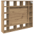 Dulap cu oglindă cu raft stejar artizanal 91 x 15 x 76.5 cm GartenMobel Dekor