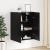 Dulap suspendat Stejar negru 69.5 x 34 x 90 cm Lemn compozit GartenMobel Dekor