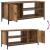 Cabinet TV Lemn vechi 100 x 40 x 45 cm Lemn compozit GartenMobel Dekor