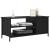 Cabinet TV Stejar negru 100 x 40 x 45 cm Lemn compozit GartenMobel Dekor