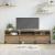 Cabinet TV stejar artizanal 150 x 30 x 44.5 cm Lemn compozit GartenMobel Dekor