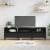 Cabinet TV Stejar negru 150 x 30 x 44.5 cm Lemn compozit GartenMobel Dekor